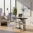 Black Adjustable Table 80x40x90cm - 4