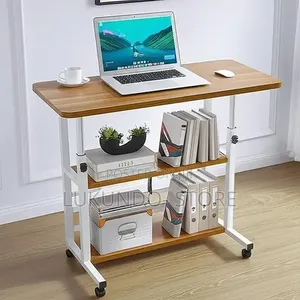 Light Wood Adjustable Study Table 80x40x90cm