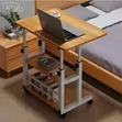 Light Wood Adjustable Study Table 80x40x90cm - 2
