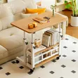 Light Wood Adjustable Study Table 80x40x90cm - 3