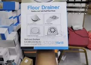 15x15cm Stainless Steel Anti-Odor Square Floor Drain