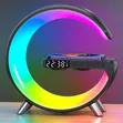 New Intelligent G Shaped LED Lamp with Bluetooth Speaker & Wireless Charger - 1