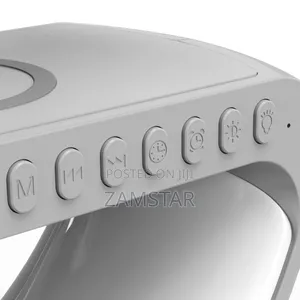 New Intelligent G Shaped LED Lamp with Bluetooth Speaker & Wireless Charger
