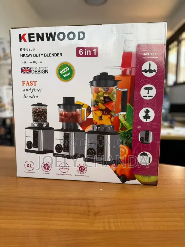 Kenwood Blender KN-6288 - 6-in-1, 3L, 9500W - 1