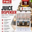 StrongerTech Juice Dispenser - 3 Tanks, 18L Each - 2