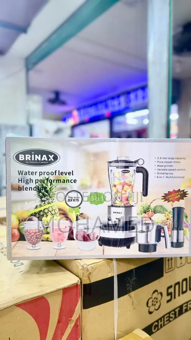Brinax BX 875 - 6-in-1 Multi-Function Blender - 1