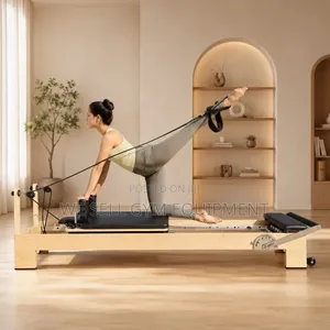 Life Fitness Wood Pilates Reformer - Brand New