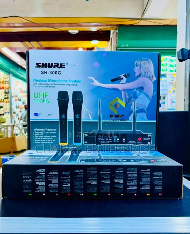 Shure UHF Professional Wireless Microphone SH300G - 1