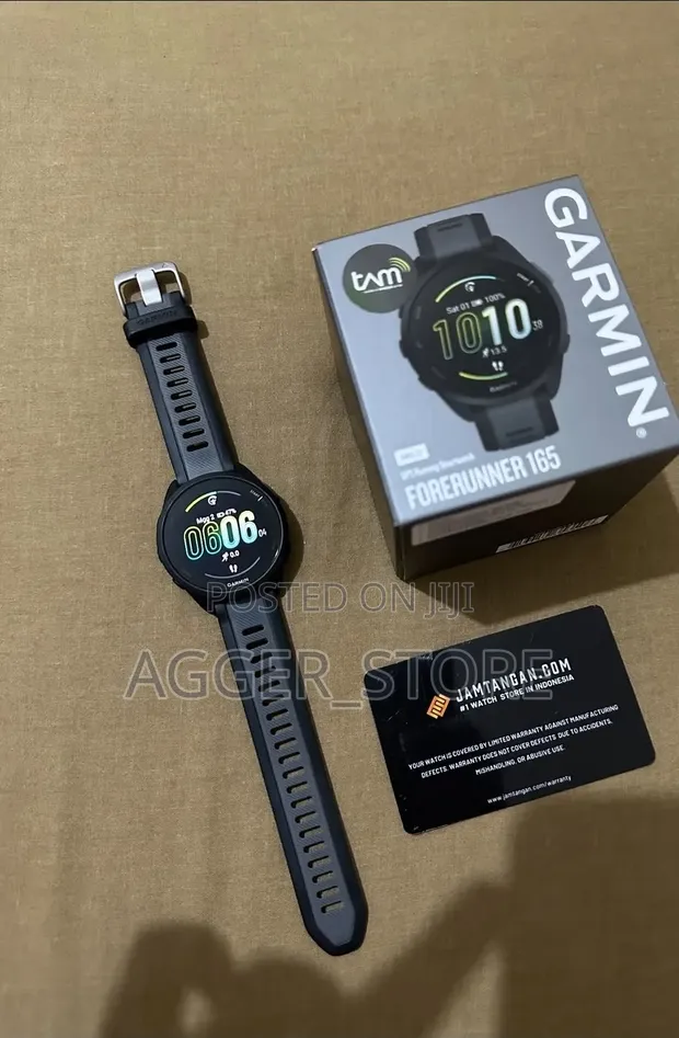 Garmin Forerunner 165 AMOLED GPS Running Smartwatch - 1