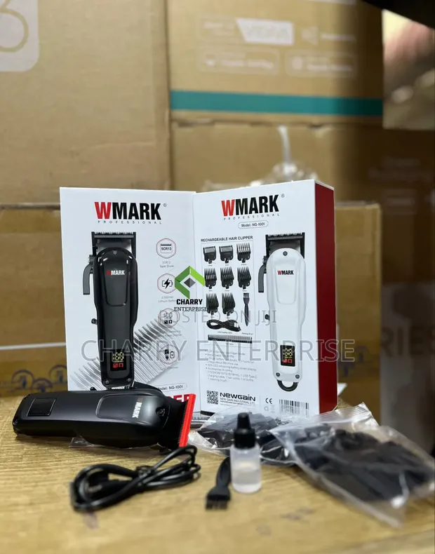 WMARK Rechargeable Hair Clipper with Battery Display - 1