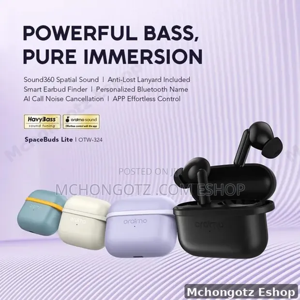 Oraimo SpaceBuds Lite OTW-324 Wireless Earbuds - 1