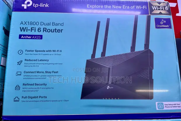 TP-Link Archer AX23 AX1800 WiFi 6 Dual-Band Router - 1