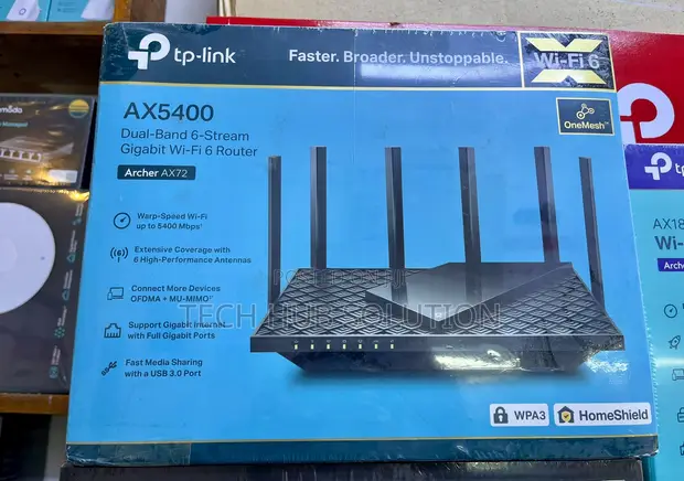 TP-Link Archer AX72 AX5400 WiFi 6 Router - 1