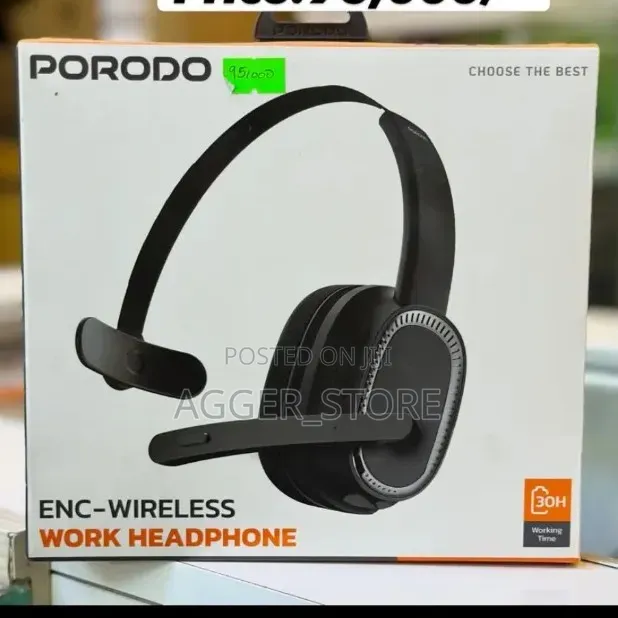 Porodo ENC Wireless Work Headphone - 1
