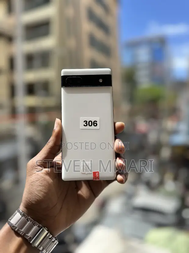 Google Pixel 6a 128GB Mpya Nyeupe - 1