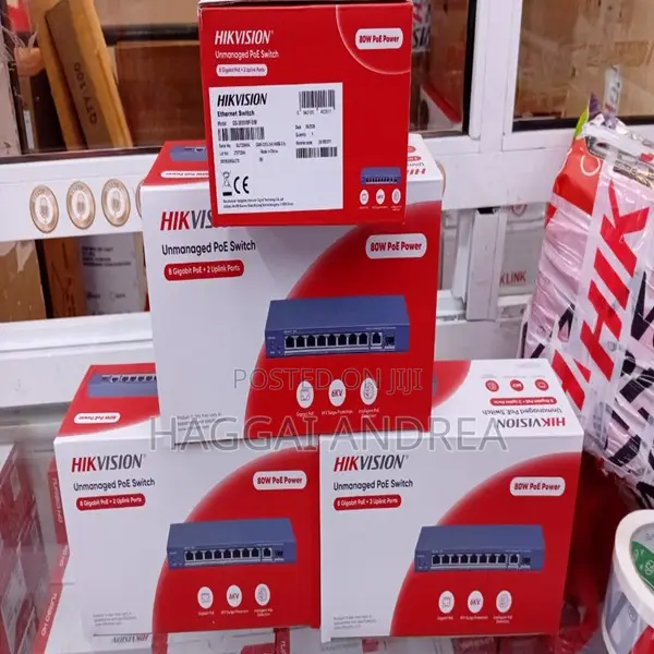 Hikvision 8-Port PoE Unmanaged Gigabit Switch DS-3E0510P-E/M - 1