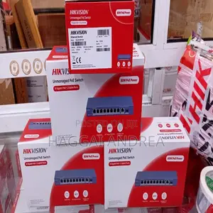 Hikvision 8-Port PoE Unmanaged Gigabit Switch DS-3E0510P-E/M