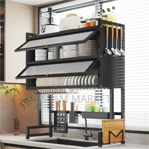 Sink Dish Drainer Drying Rack - 1