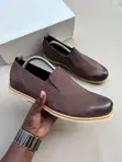 Viatu vya Timberland vya Kutelezesha vya Ngozi na Soli Nyeupe - 1