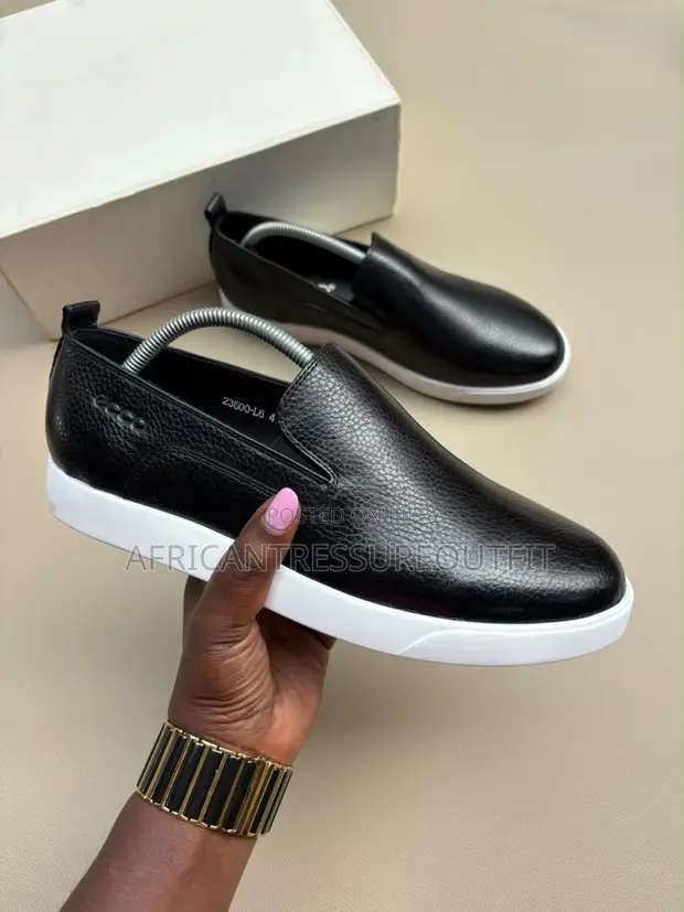 Ecco 23600-L6 Genuine Leather Slip-On Casual Shoes - 1