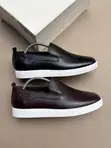 Ecco 23600-L6 Genuine Leather Slip-On Casual Shoes - 5