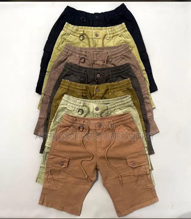 Men's Multi-Pocket Cargo Shorts - 1