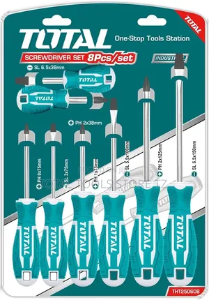 Total 8-Piece Screwdriver Set