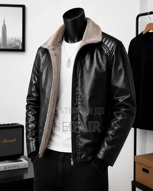 Leather Coat - Brand New