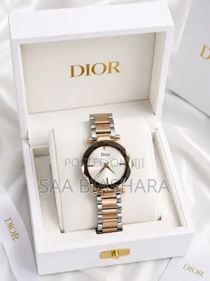Dior Classic Ladies Watch - Silver, Gold, White