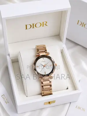 Dior Classic Ladies Watch - Rose Gold & White