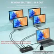 HDMI 1x4 Splitter (Ingizo 1 kwa Matokeo 4) - 3