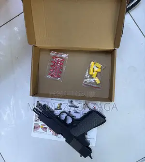 Toy Gun Pistol - Soft Bullet Auto Eject Casing