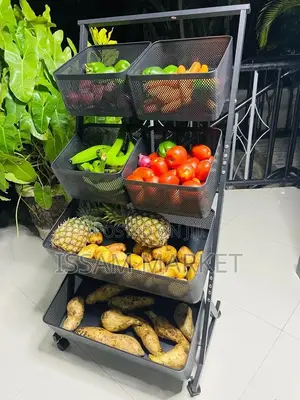 Brand New 6-Section Metal Storage Trolley