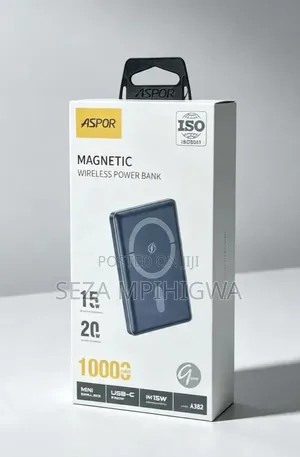 ASPOR Magnetic Wireless Power Bank (Mpya Kabisa)