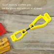 High-Visibility Yellow Glove Guard Clip - 3