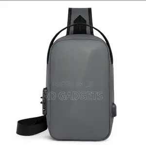 Waterproof Nylon Chest Bag with Charging Port