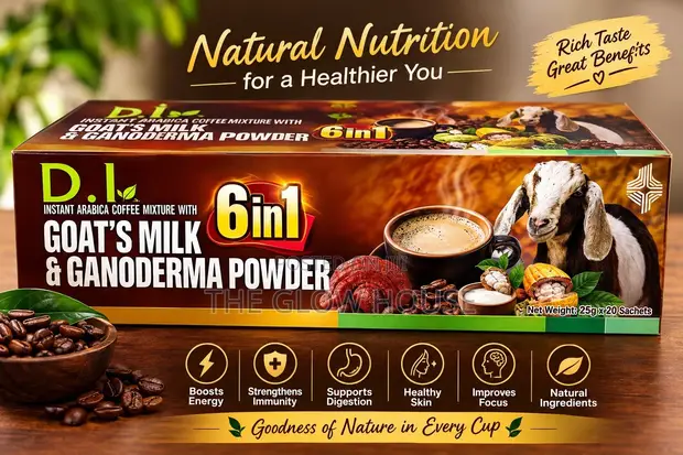 Instant Arabica Coffee with Goat's Milk & Ganoderma - 1