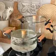 King High Borosilicate Glass Cooking Pot - 1