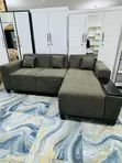 Luxury L-Shape Sofa with Fiber and Spring - 1