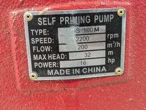 NS 100 Water Pump - 16 HP