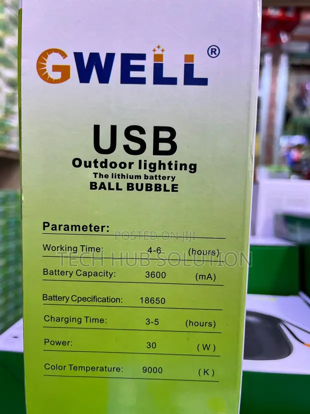 Gwell GL-9707-1 Solar Work Light - 1