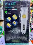 WAER Professional Rechargeable Hair Clipper WA-2096 - 2