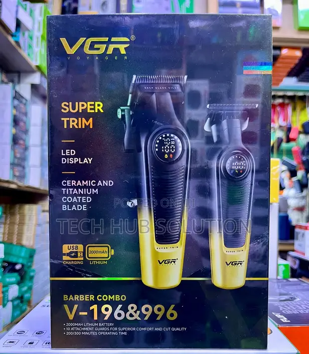 Voyager V-996 Super Trim Barber Combo - 1