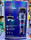 WAER Professional Rechargeable Hair Clipper WA-0304 - 1