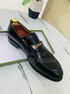 New Stock Gucci Men's Leather Shoes