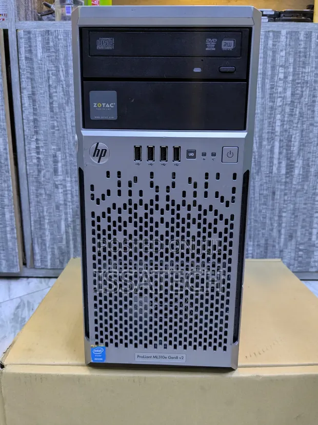 HP ProLiant ML310e Gen8 v2 Server - 32GB RAM, 2TB HDD + 256GB SSD - 1