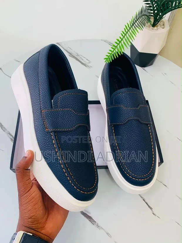 New Zara Leather Shoes - Full Boxed - 1