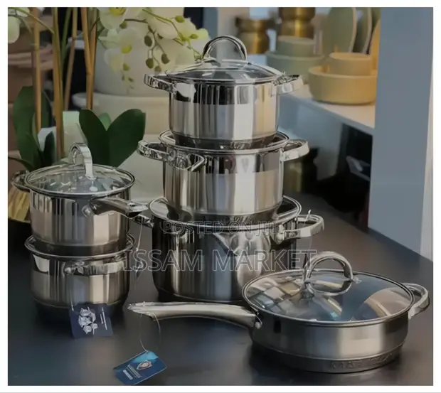 Furi Stainless Steel Sufuria Set - Classic - 1