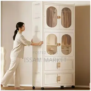 Modern Cabinet with Wheels