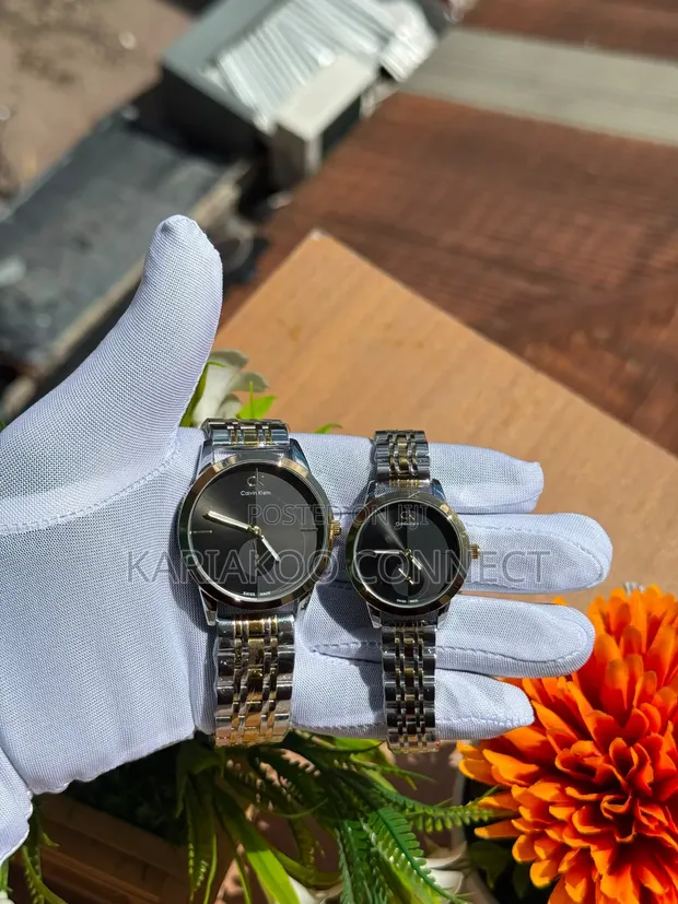 CK Couple Watch - Stainless Steel, Gold - 1
